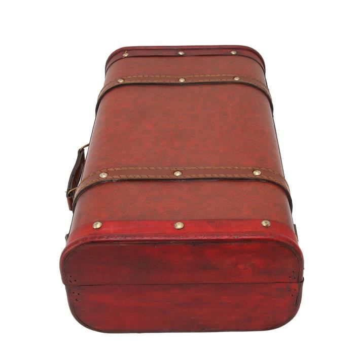 Panier de rangement,Valise décorative portable en rotin tissé,panier vintage,boîte de rangement