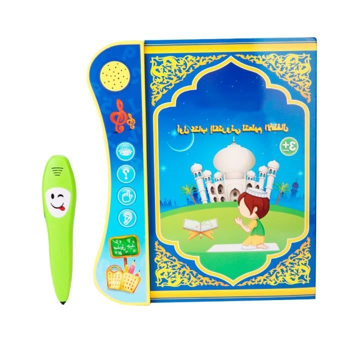 Livre électronique audible multifonctionnel d'apprentissage pour enfants, Livre éducatif arabe pour enfants Livre électronique audible multifonctionnel d'apprentissage pour enfants, Livre éducatif arabe pour enfants