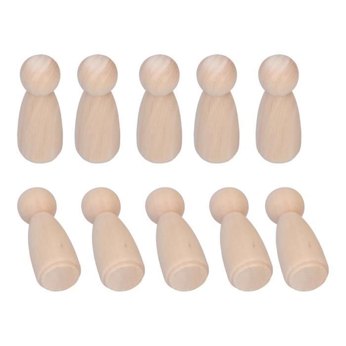 Lot De 10 Poupées Gigognes En Bois Cendrillon - 10 Pouces - Peintes à La Main - République Tchèque