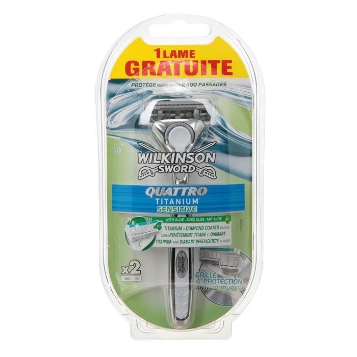 rasoir wilkinson quattro titanium precision