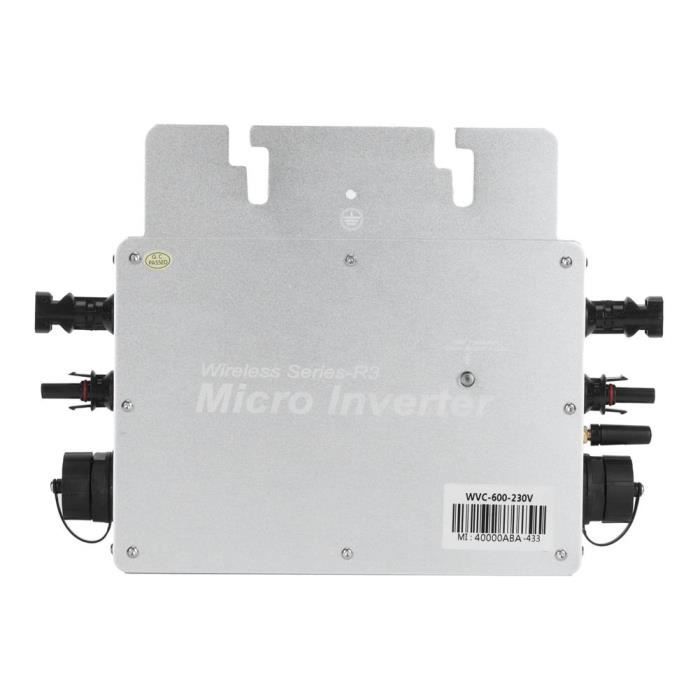 Micro Onduleur Solaire Étanché IP65 230V – MPPT Haute Vitesse, Parallélisable, Idéal Installation Photovoltaïque Maison