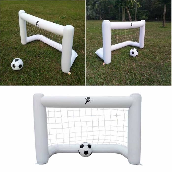 Cible Gonflable Football 1.6m - Entraînement Dribble, Passe, Gardien - Bleu