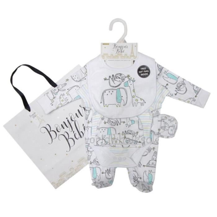 Ensemble Cadeau De Naissance 6 Pieces Bebe Mixte Fille Garcon Taille Naissance Cdiscount Puericulture Eveil Bebe