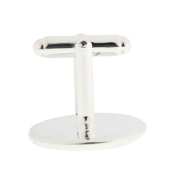 Boutons De Manchette Acier Boutons De Manchette Scania MASGEMELOS Acier Rhodi Fermeture Bascule J 592634