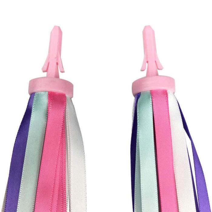 Kids Rainbow Bike Streamers Bicyclettes Vélo Streamers Rubans colorés