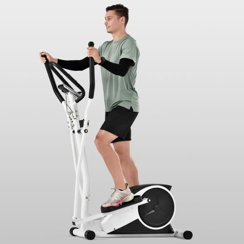 VELO ELLIPTIQUE 120 kg pour la maison, avec 8 résistances, écran LCD,  support pour téléphone portable - Cdiscount Sport