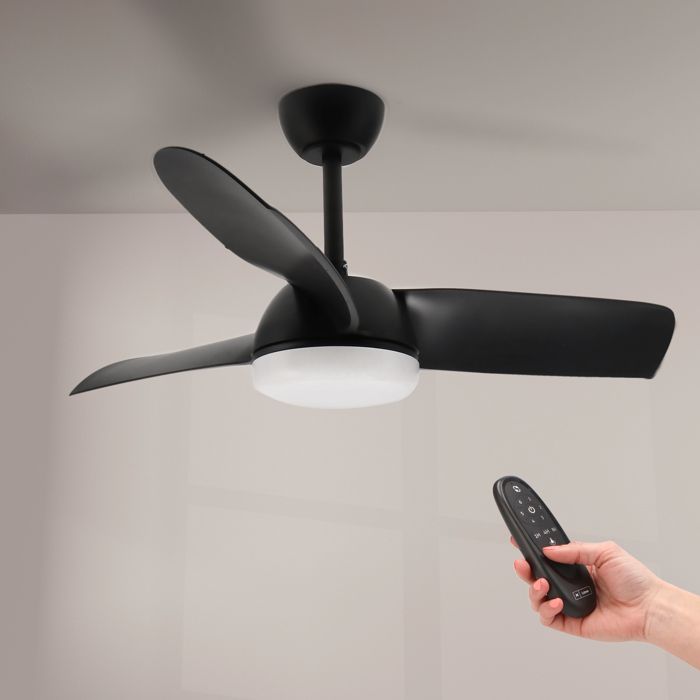 Ventilateur de plafond LED à face noire - Ledme - LM8802 - M Ledme