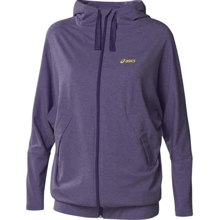 veste asics femme violet