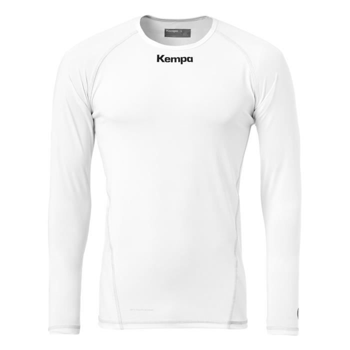 T-shirt thermique Kempa Attitude Longsleeve - Homme - Blanc