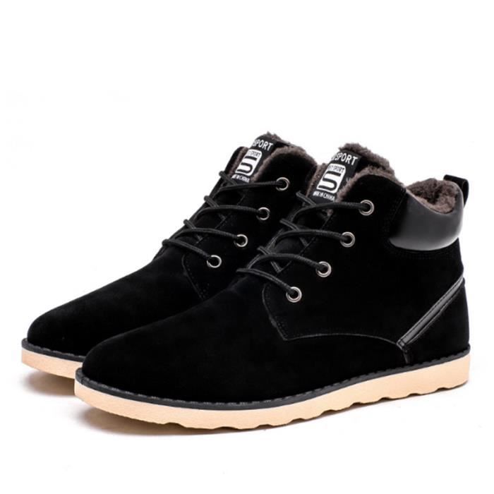 bottines homme tige haute