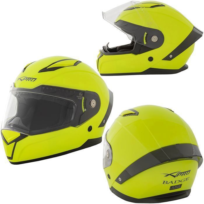 Casque Intégral Moto Integral - Homologué ECE 22-06, Visière Anti-rayure, Taille XL (61-62 Cm)
