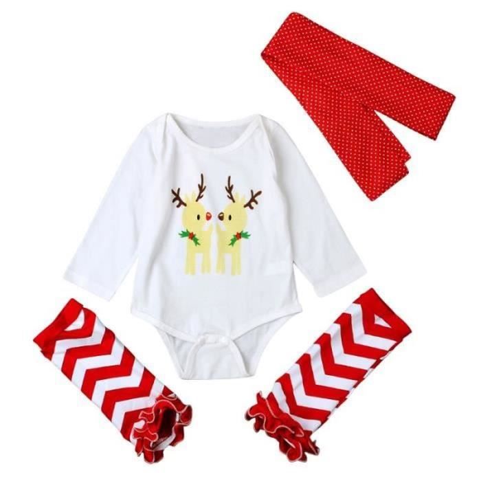 Ranrann Déguisement Père Noël Enfant Unisexe Garçon Fille Costume P Noel Tenue Lutin Cosplay Spectacle Party Cadeau Noel 3 Am