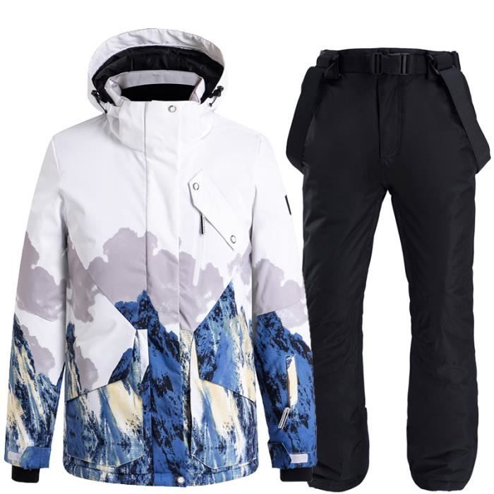NAFING Vêtements De Ski Pour Hommes - Imperméables Combinaisons De