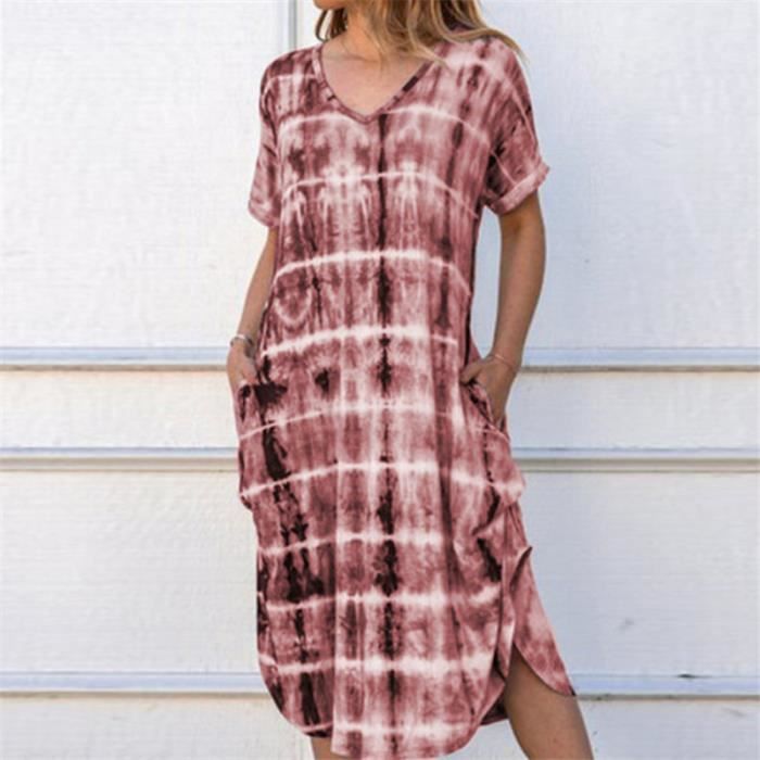 Robe Bohème Plage Paréo Femme Plage - Tunique Bohème, Cover-Up Bikini, Matière Mousseline - Style Décontracté Et Léger Style Bohème Mousseline