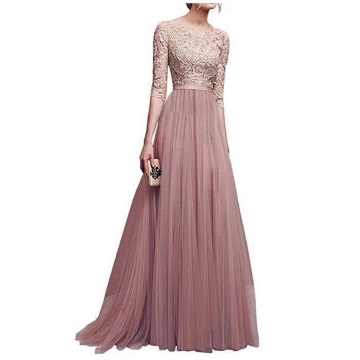 Robe En Mousseline De Soie à Manches 3/4 GRACE KARIN - Élégante Et Fluide Pour Femme