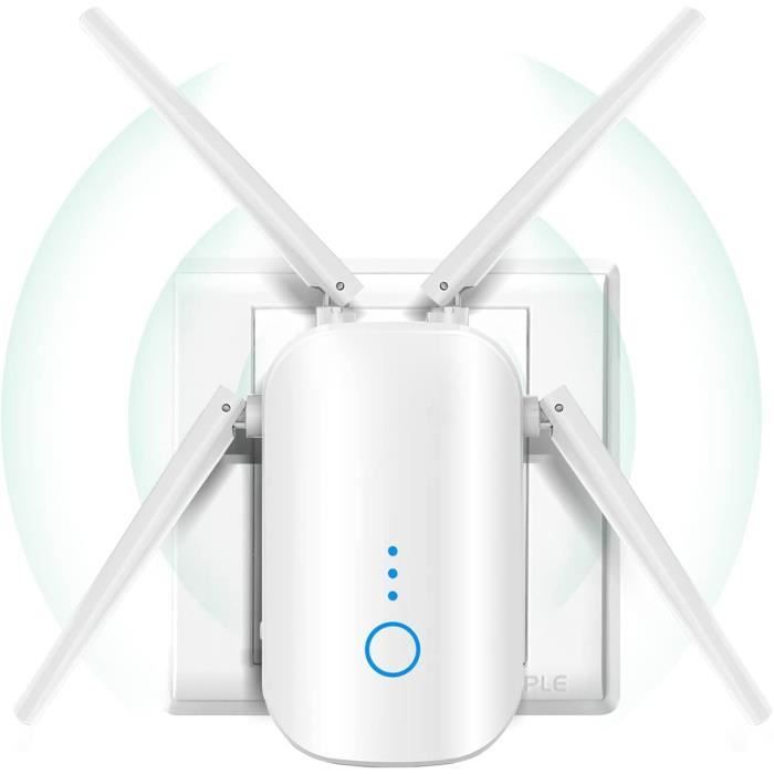 Repetiteur Wifi Ac1200 NEWFAST AC1200 Répéteur WiFi RE523, Double Bande Amplificateur WiFi Double Bande AC1200 NEWFAST