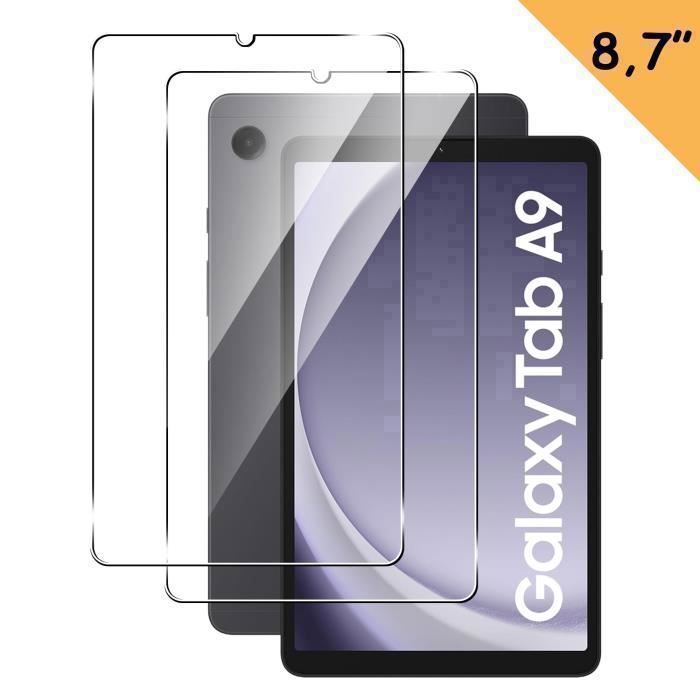 2pcs Verre Trempé Samsung Galaxy Tab A9 [8,7 pouces] Tablette Film