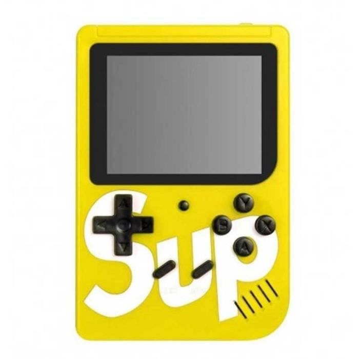 Console rétrogaming GENERIQUE Shop-Story - Console de jeux portable avec 400  jeux retro couleur jaune