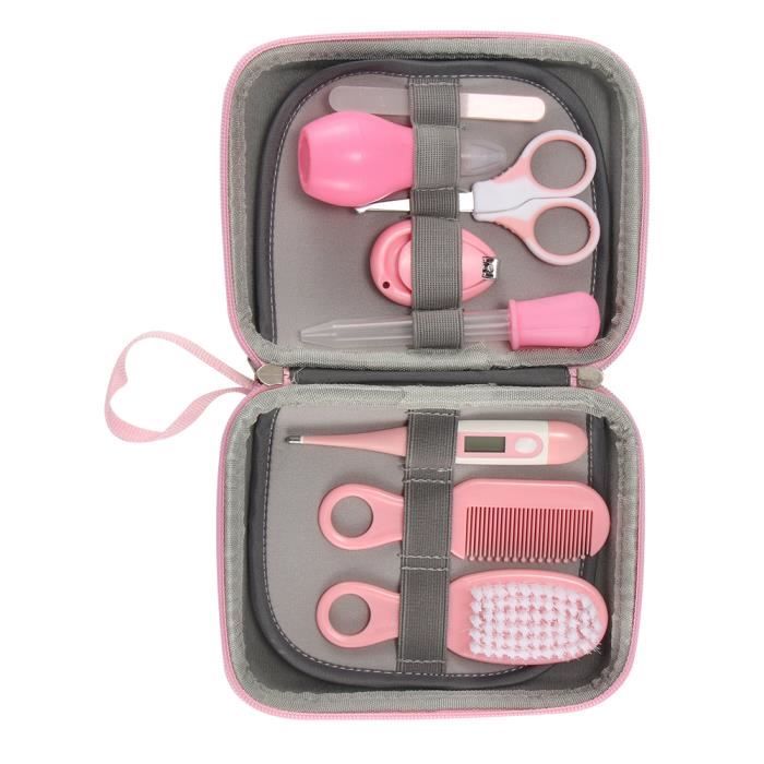 Trousse De Soin Bebe 8 Pcs Trousse De Toilette Bebe Inclut Kit De Soin Des Ongles Toilettage De Soin Quotidien Pratique Kit