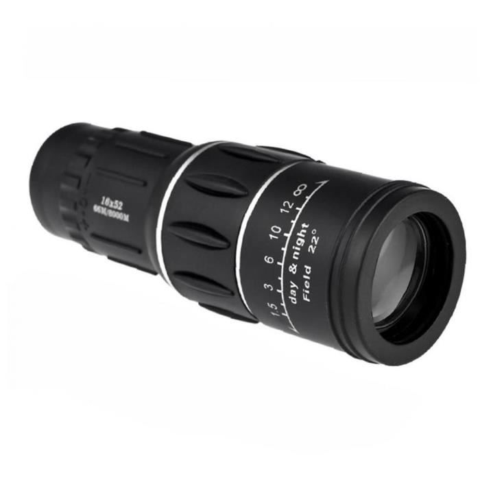 Pankoo Télescope Monoculaire 16 X 52 Pour Adultes, Prisme De Puissance 2024, Monoculaire Compact Pour Adultes Et Enfants, Monoculaire HD Pour Cadeaux, Activités De Plein Air, Observation Des Oiseaux