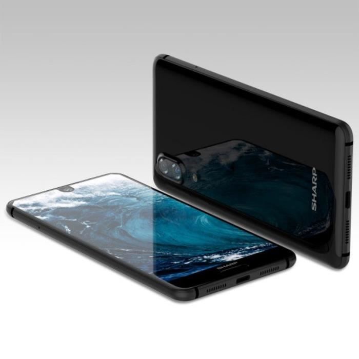 Vente Téléphone portable Sharp AQUOS C10, 14 cm (5.5"), 4 Go, 64 Go, 12 MP, Android 8.0, Noir pas cher Vente Téléphone portable Sharp AQUOS C10, 14 cm (5.5"), 4 Go, 64 Go, 12 MP, Android 8.0, Noir pas cher
