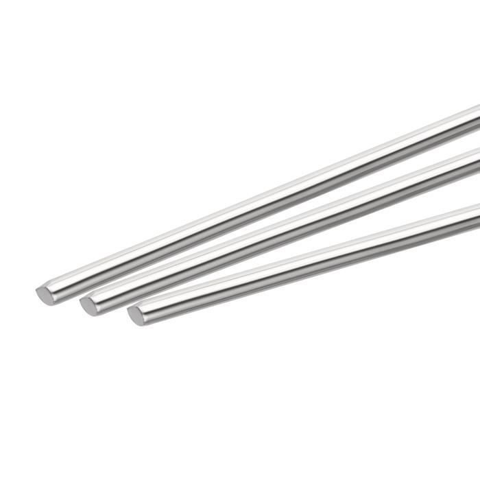 Rond Inox Sourcing Map Tiges Acier Inox 304 Rond Barre 3mm Diamètre 200mm Tige Inox