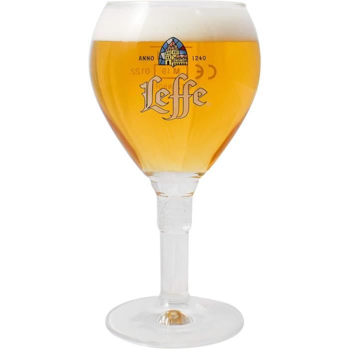 Leffe Lot de 6 verres à bière belge 33 cl206 Cdiscount Maison