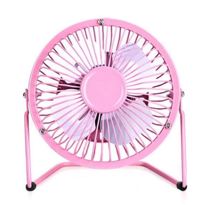 4inch Ventilateur USB Mini Ventilateur de Table Portable 360 Degrés Réglable Sécurité pour Maison / Bureau / Chambre / Voyage en Plein air - Swarey