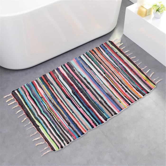 Tapis De Bain Xxl Tempsa Tapis Rayure Colore Antiderapant Absorbant Pour Salle De