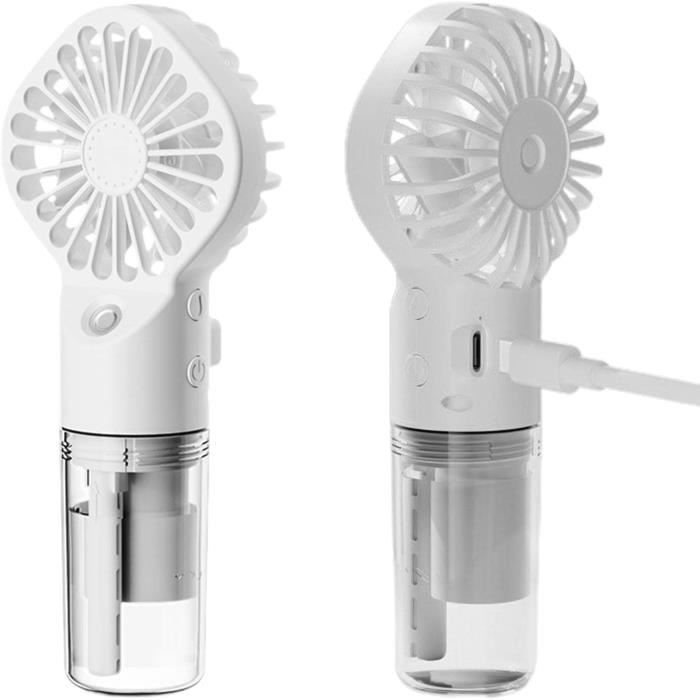 Ventilateur Brumisateur Portable 3 En 1, Mini Ventilateur Portable Avec
