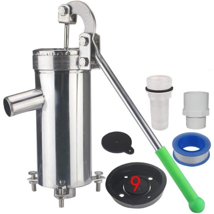 Pompe Manuelle Surpresseur Eau - Pompe à Amorçage Automatique En Inox Pour Maison Et Jardin