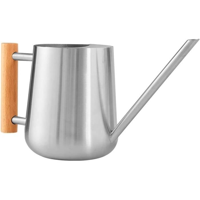 Arrosoir Métallique Galvanisé 5 Litres Avec Bec Long Et Buse D'arrosage - Pour Intérieur Et Extérieur - Design élégant Et Durable - 12