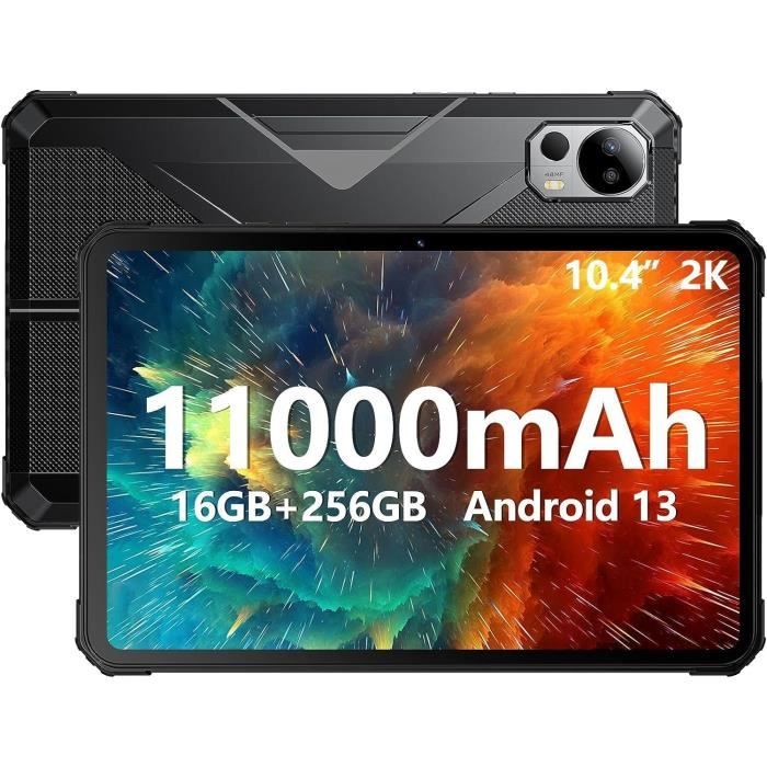 Dt1 Tablettes Incassable 10.4''Fhd 2K,16Go Ram + 256Go Rom (Tf  1To),11000Mah Android13 Tablette Antichoc, Tablette Solide Ip6[J2152] -  Cdiscount Informatique