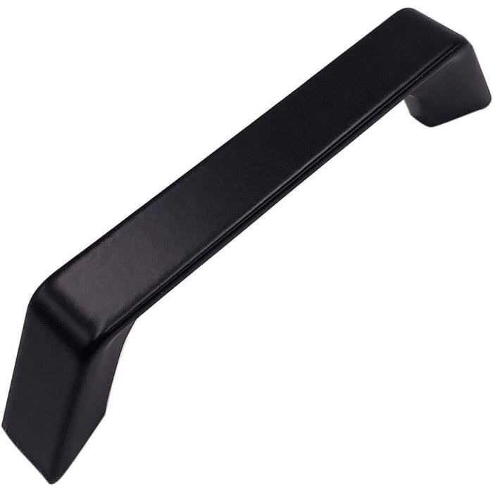 Boutons de porte & placards porcelaine noir