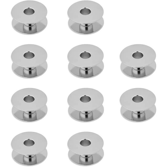 Lot De 6 Dés à Coudre En Métal Argenté - Protection Doigts Couture Et Broderie