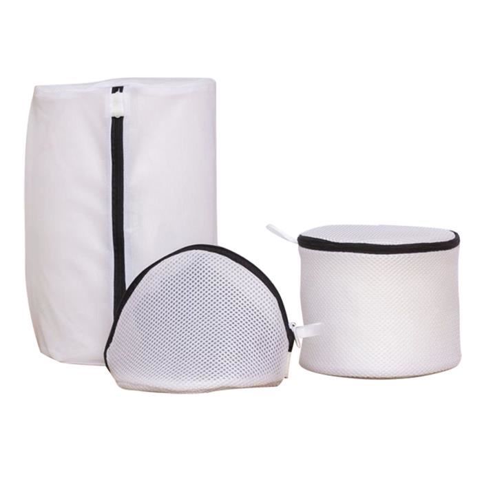 Lot De 5 Sacs À Linge En Maille Pour Machine À Laver, Réutilisables