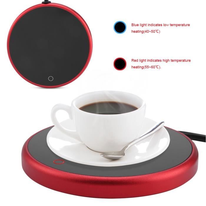 Chauffe-Tasse USB - Coussin Chauffant De Bureau à 55°C Constant, Pour Café, Thé, Lait, Portable Pour Bureau, Voyage, Voiture