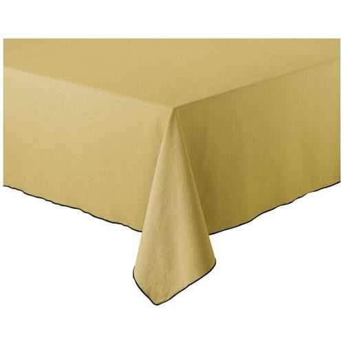 Nappe carrée recyclée WINKLER Grace camel 140x140cm - vue 2