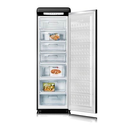 Schneider Sf235vb Congelateur Armoire Vintage 235 Litres Coloris
