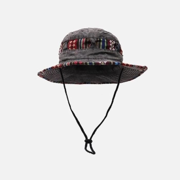 Chapeau Bob Imprimé Mondrian Unisexe - Taille Unique, Pliable, Pour Pêche, Voyage, Protection Solaire