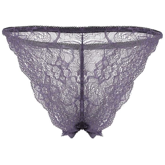 Mini slip outlet femme transparent