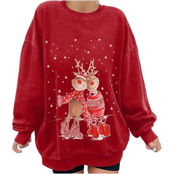 Pull noel sales femme grande taille