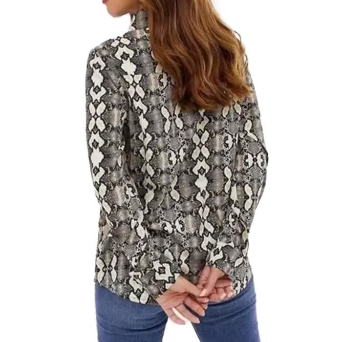 Chemise serpent femme deals