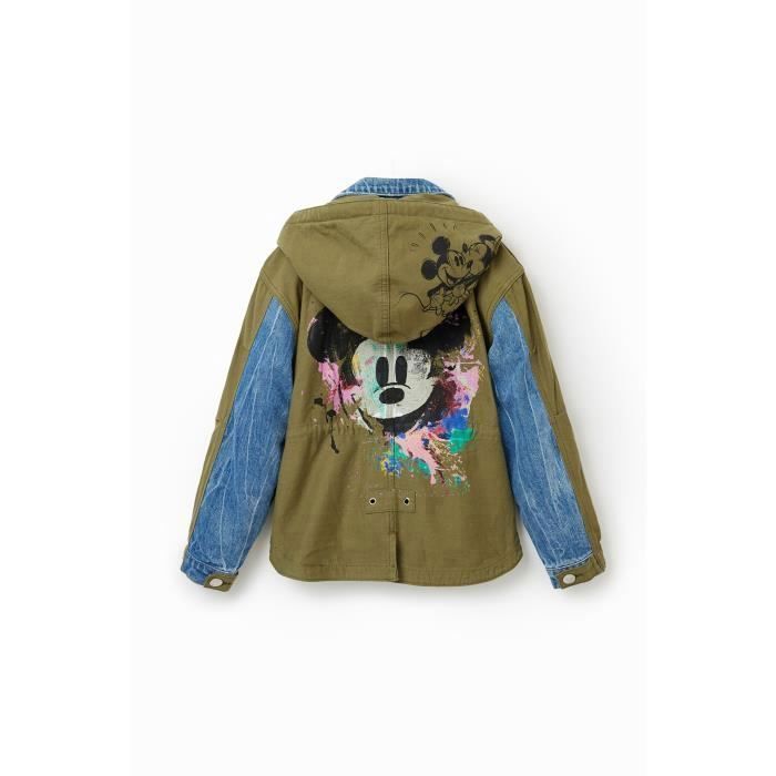 Veste en jean fille Desigual Mickey vert 7 8 ans Vert