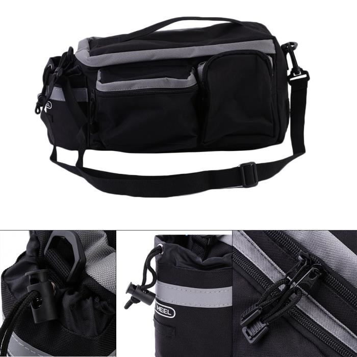CRSUSUKJ Sac de Porte-Bagages Sacoche de Coffre de vélo, Sac à Dos à