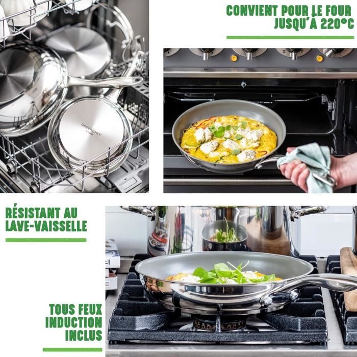 Profile Plus Poêle Wok En Céramique Antiadhésive Saine En Acier — free download