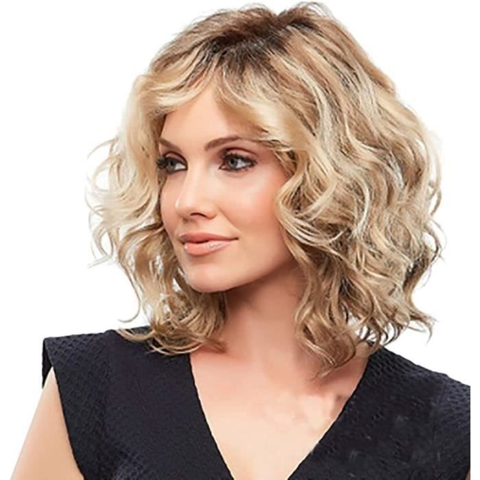 Perruque blonde courte pas cher best sale