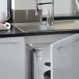 Siphon d'évier Néo air avec prise machine à laver Wirquin 30722155, blanc-2