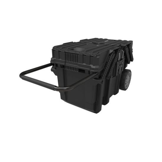 KETER Baule Da Cantiere 15G Nero - Robustissimo, Impermeabile E Con Ruote! - Foto 3