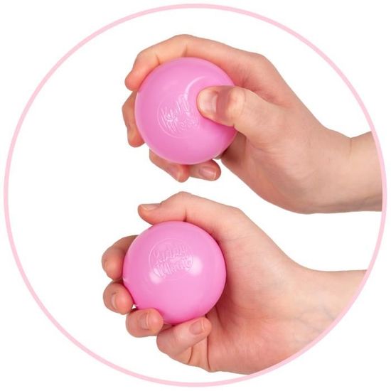 100 Balles De Piscine KiddyMoon ∅6cm - Multicolores Pour Bébés Dès 8 Mois